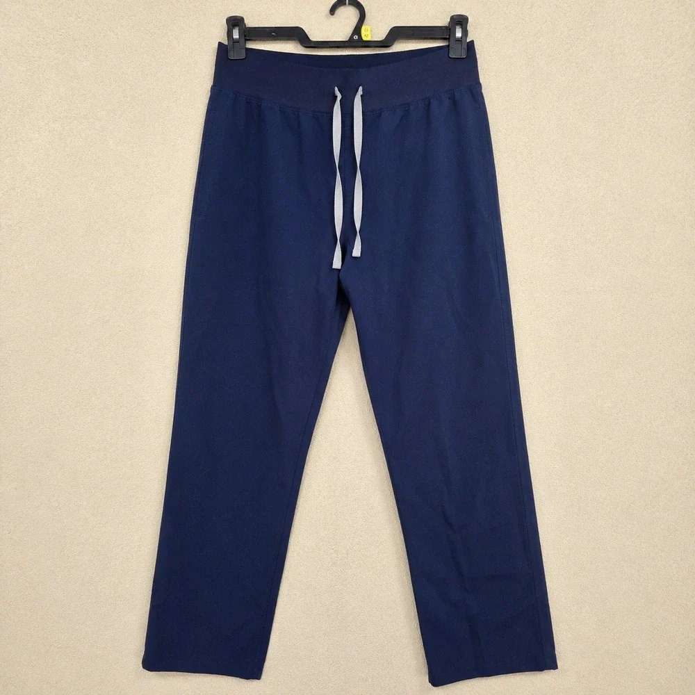 FIGS Technical Collection Navy Blue HW Livingston Scrub Pants Mens Medium